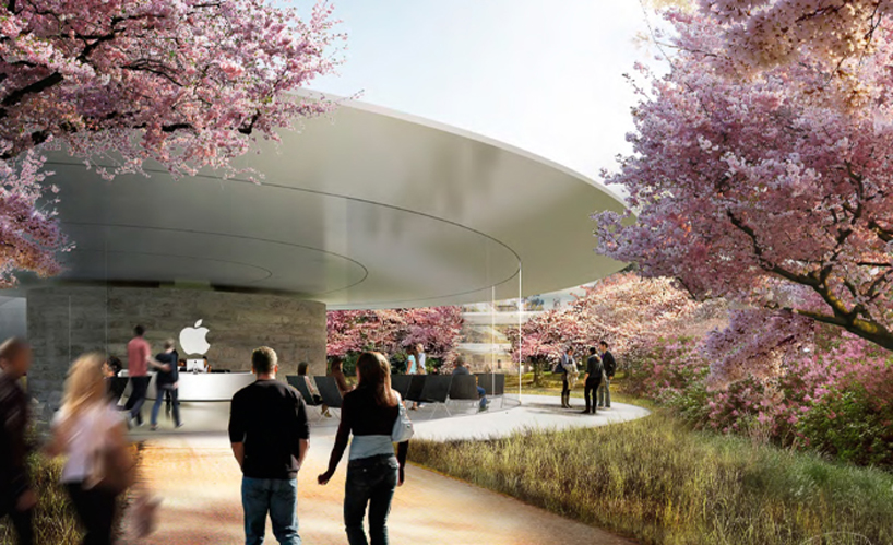 foster + partners offer a sneak peek behind the apple spaceship campus