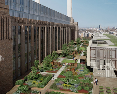 andy sturgeon plants garden of elements at battersea power station