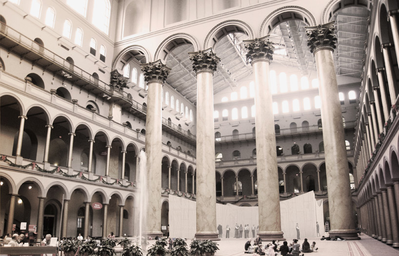 bjarke ingels group BIG maze national building museum designboom