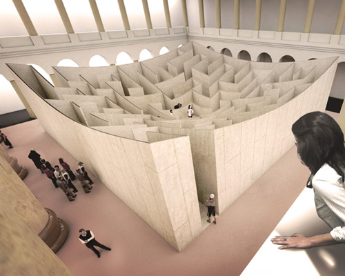 bjarke ingels group plans vast indoor maze for the national building museum