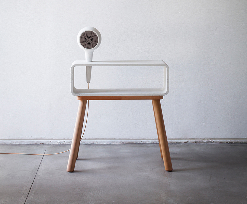 hand-crafted marble and wood furniture systems for the smart home