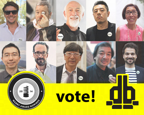 designboom nominated for 2014 webby award!