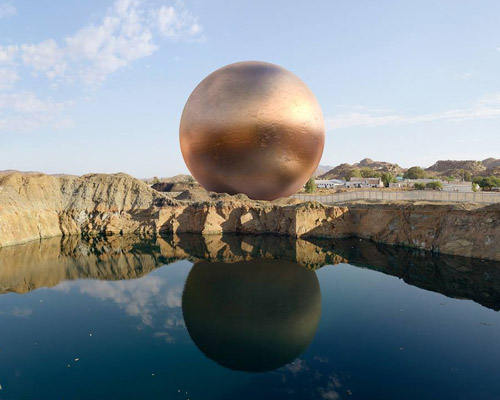 dillon marsh places copper spheres in arid mining landscapes