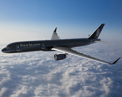 four seasons jet takes to the skies with a voyage around the globe