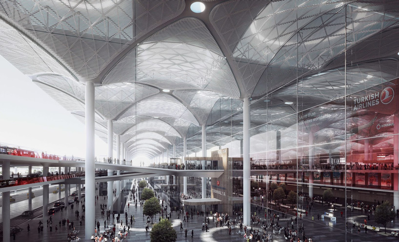 grimshaw haptic architects nordic istanbul new airport designboom
