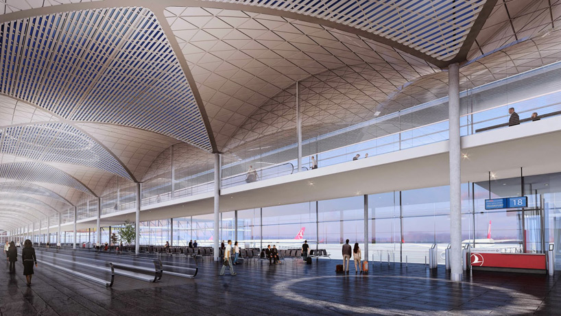 grimshaw haptic architects nordic istanbul new airport designboom