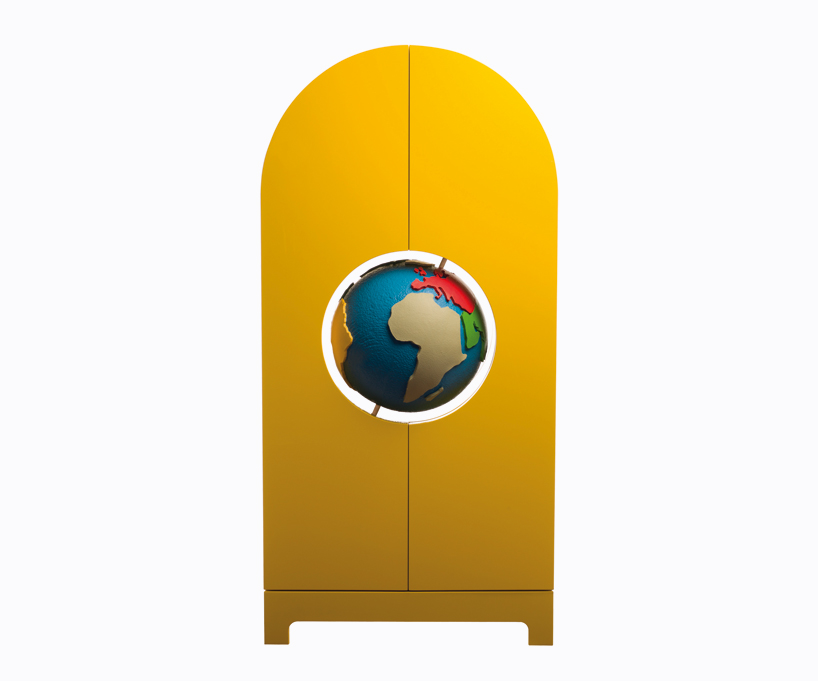 studio job crafts storage unit with polyurethane foam globe for GUFRAM