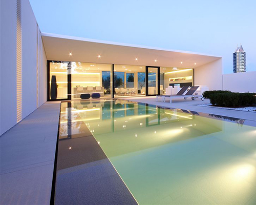 jm architecture builds the prefab jesolo lido pool villa in half a year