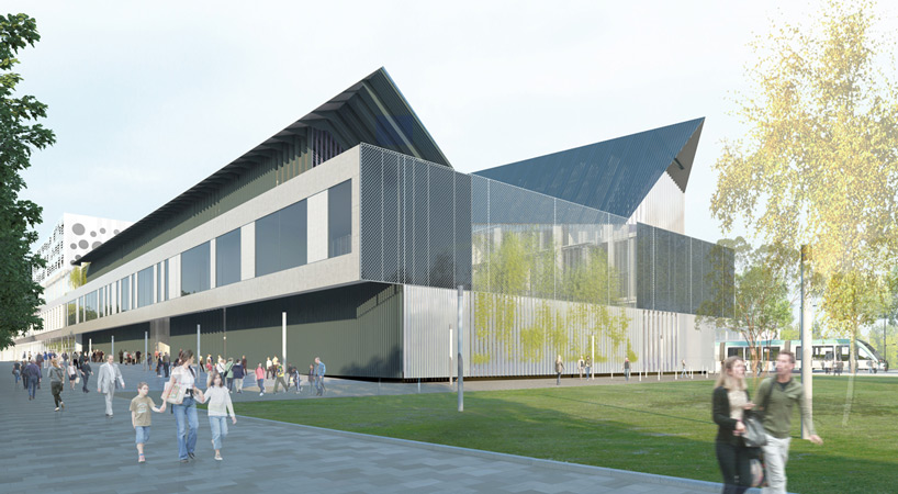 kengo kuma designs macdonald public facility complex designboom