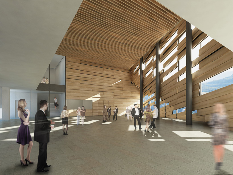 kengo kuma progetto manifattura green innovation factory designboom