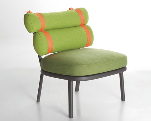 kettal roll outdoor seating by patricia urquiola