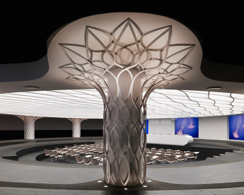 rhythmic kufra conference hall by colli daniela architetto