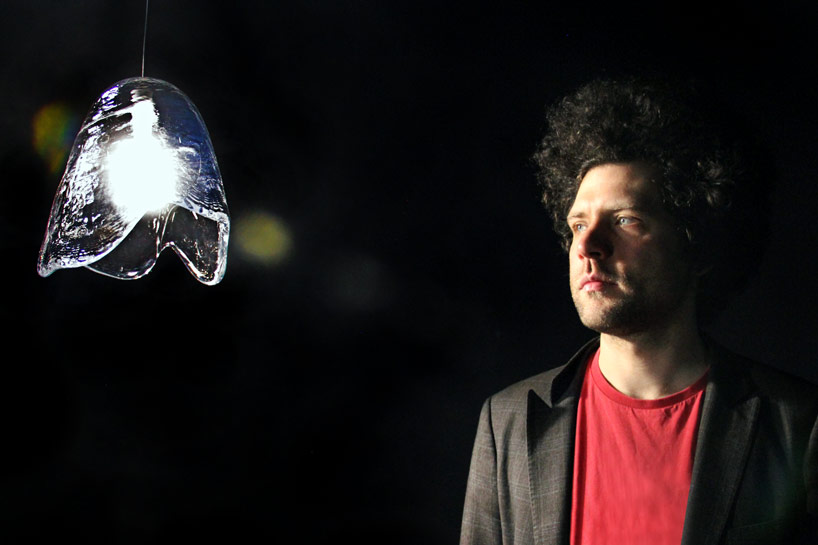 lasvit at milan design week: frozen lamp by maxim velcovsky