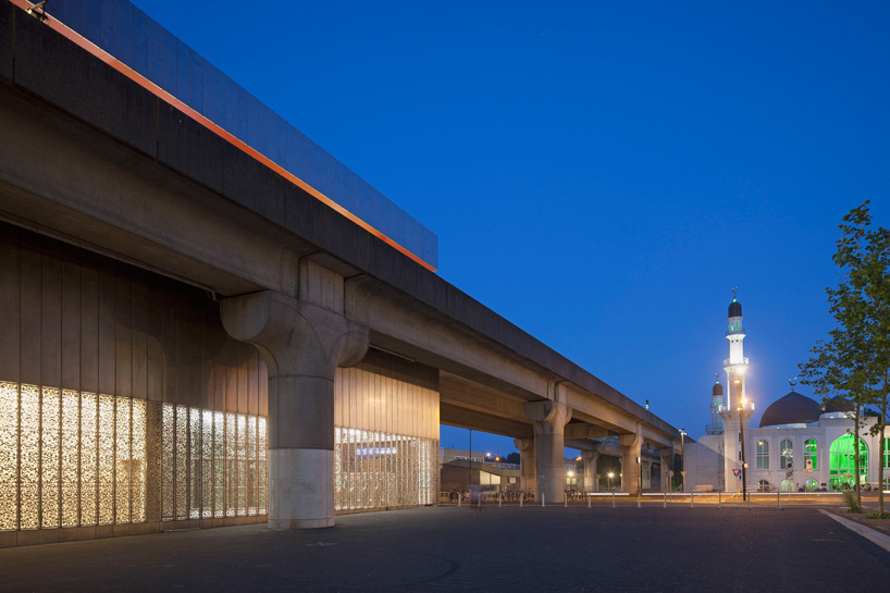 maccreanor lavington amsterdam metro station designboom
