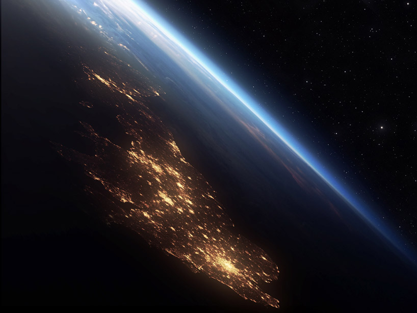 marc khachfe composes intricate nighttime images from space