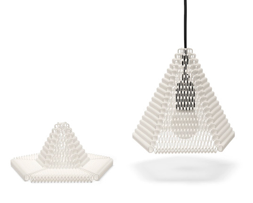michiel cornelissen interlocks 3D printed zoom lampshade