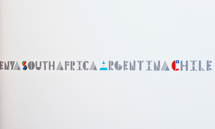 multinational typeface morphs countries' flags to create letters