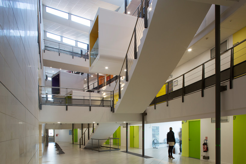 nbj architectes training institute for health professionals designboom