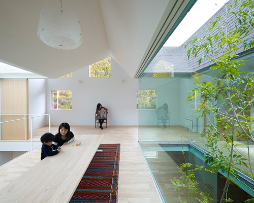 tomohiro hata architect overlaps atlas house + dental clinic in japan