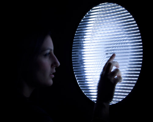 OP light by bilge nur saltik creates optical illusions with LEDs