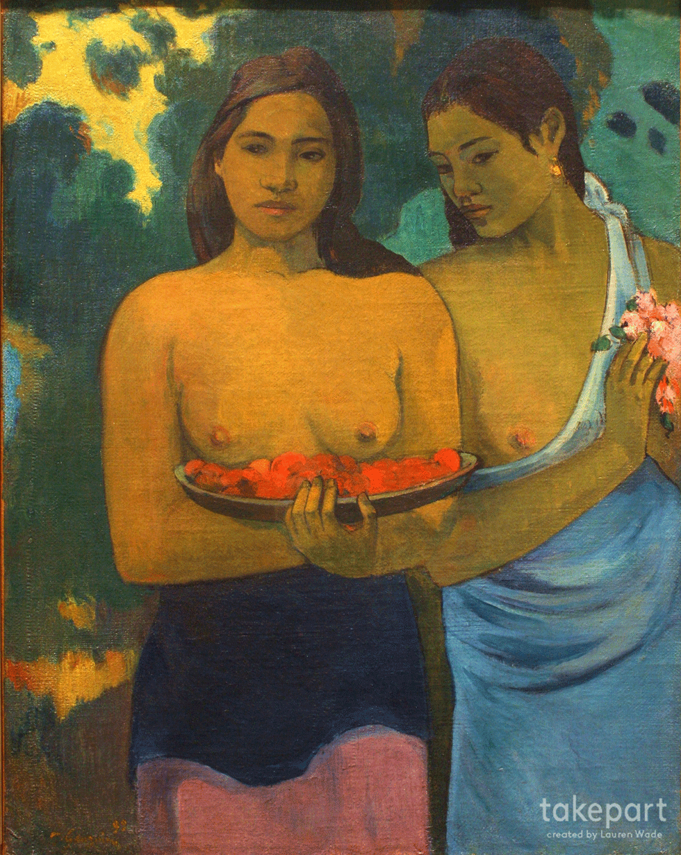 what if famous paintings were photoshopped to look like fashion models?
