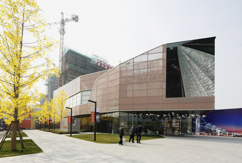 SPARK architects angles perforated vanke sales gallery