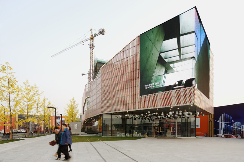 SPARK architects angles perforated vanke sales gallery