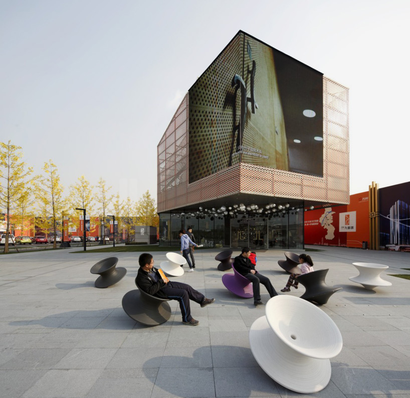 SPARK architects vanke new city center sales gallery designboom
