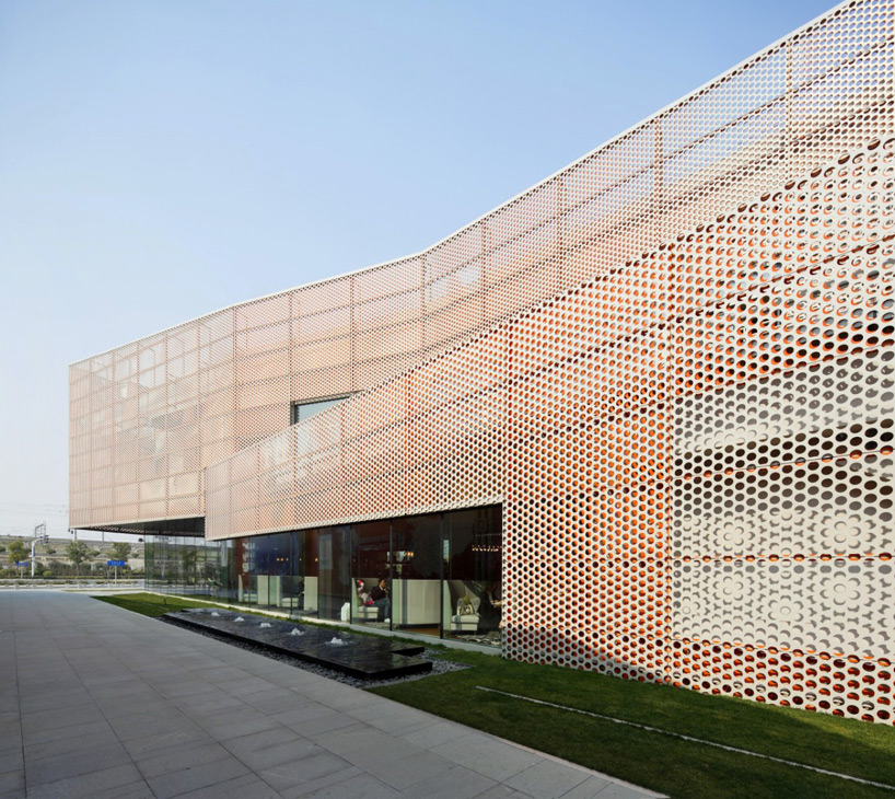 SPARK architects vanke new city center sales gallery designboom