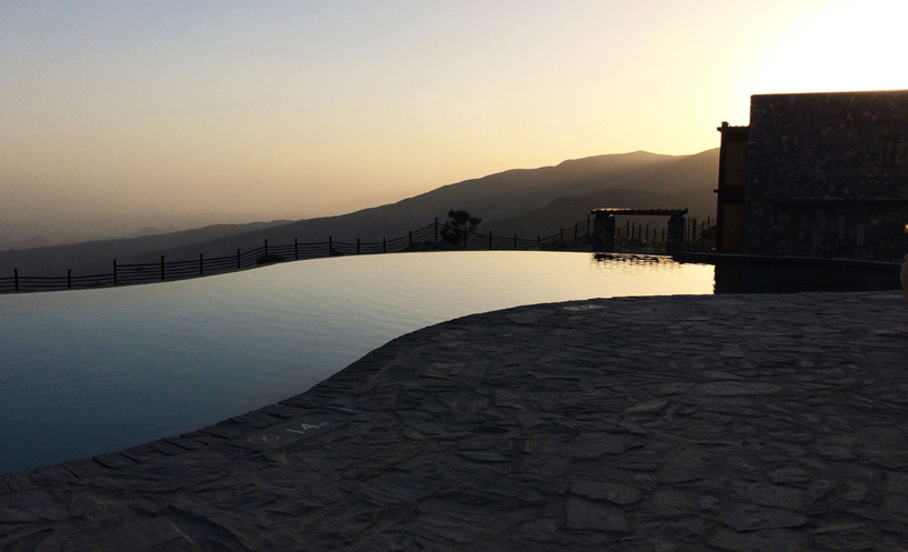 alila jabal akhdar resort in oman perched 2,000 metres above sea-level