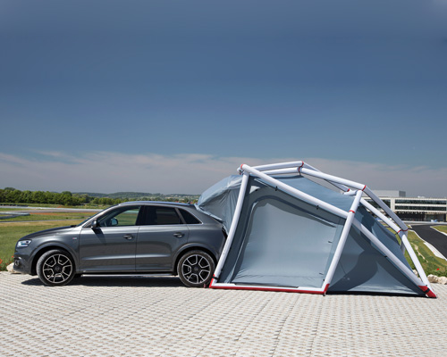 heimplanet develops specialized camping tent for AUDI Q3 quattro