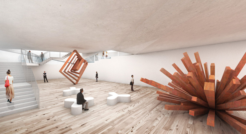 big kimball art center designboom