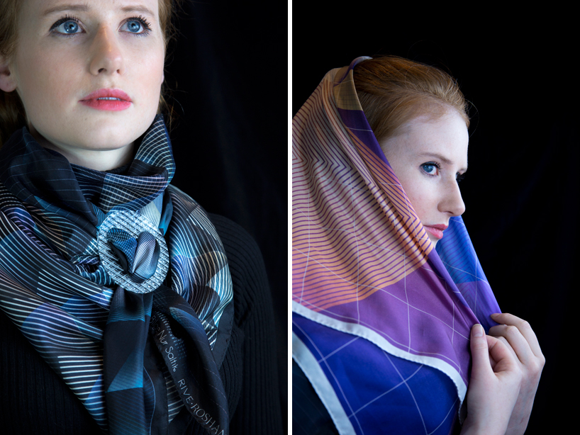 bilge nur saltik + rive roshan present scarf collection through the ...