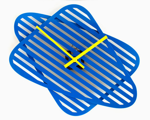 sophie adjustable shape wall clock by layla mehdi pour