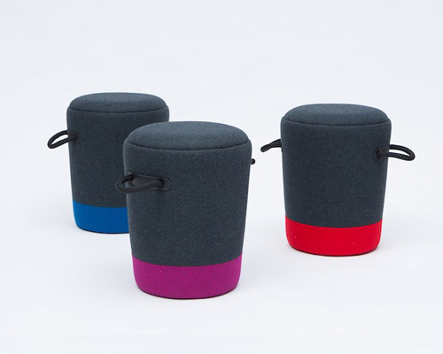 tim webber design duffel stool & ottoman detailed after luggage