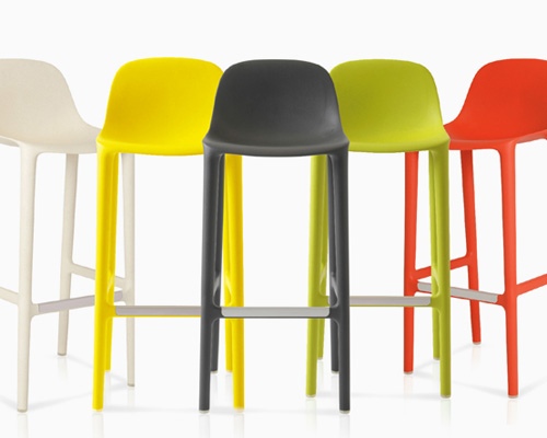 philippe starck extends broom collection for emeco with stools