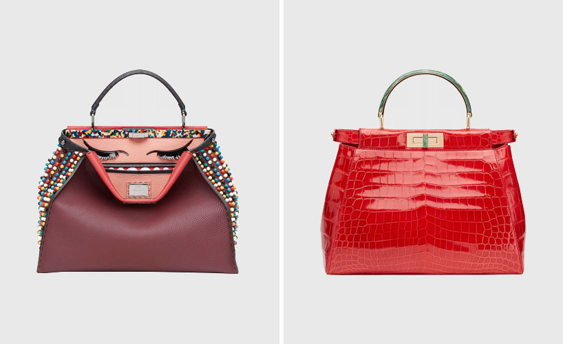 zaha hadid designs peekaboo bag for FENDI charity