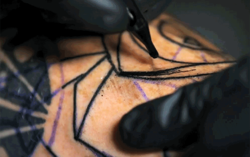 Professional Tattoo Artist Makes a Tattoo Shooting in Slow Motion Stock  Footage  Video of tattoo master 90711992