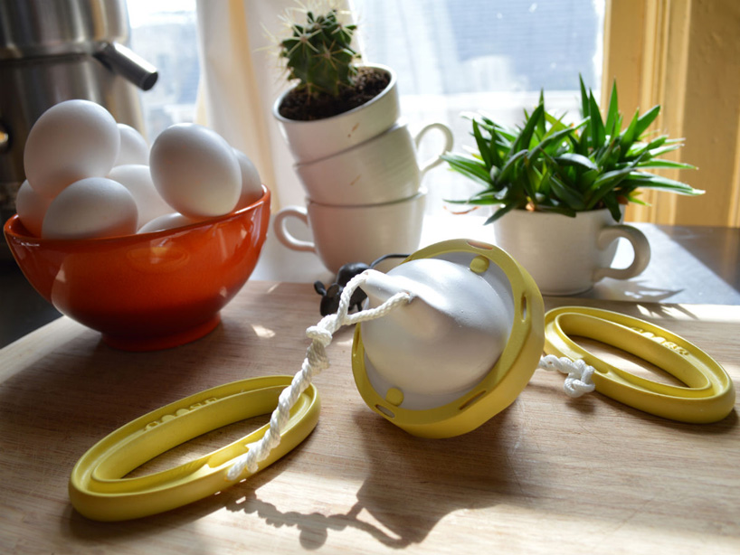 Egg Spinner Scrambles Egg Inside Shell To Create Golden Eggs