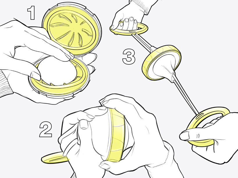 the goose cleverly scrambles eggs in their shell without breaking them