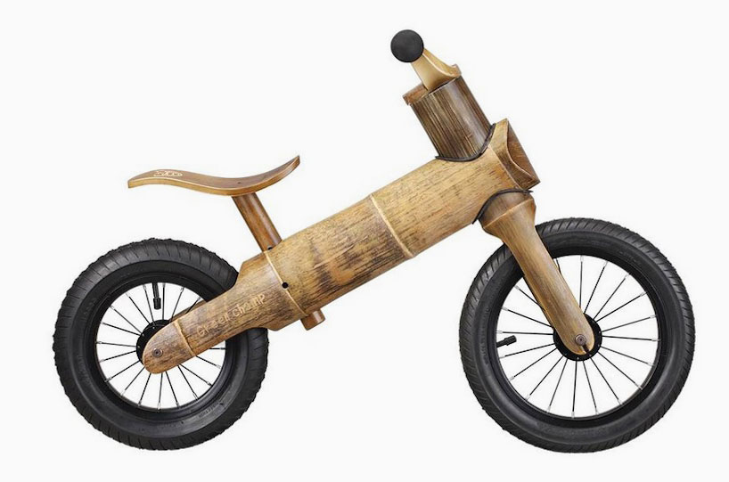 greenchamp crafts sustainable bamboo balance bikes for children