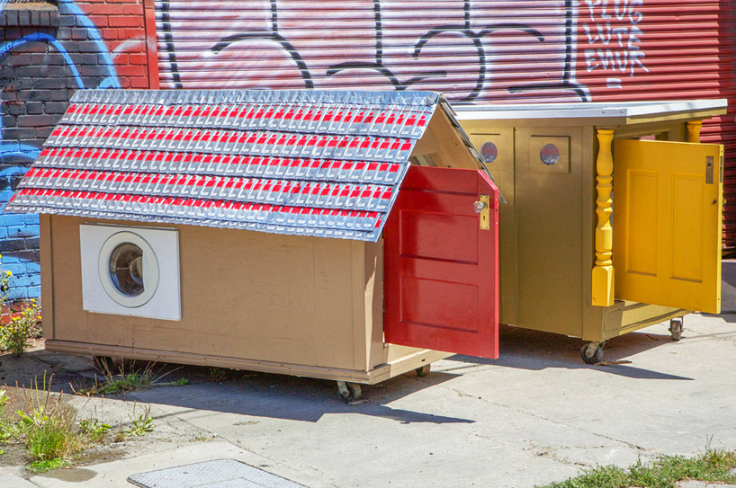 gregory kloehn homeless homes project turns trash into vibrant houses