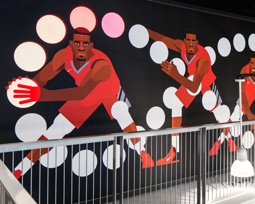 NIKE house of hoops toronto murals by always with honor