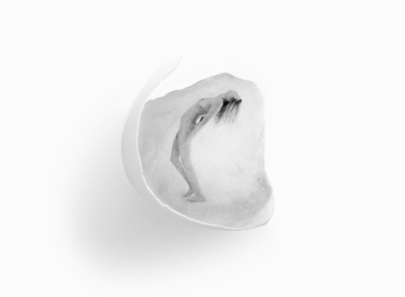 jess landau paints portraits on eggshells