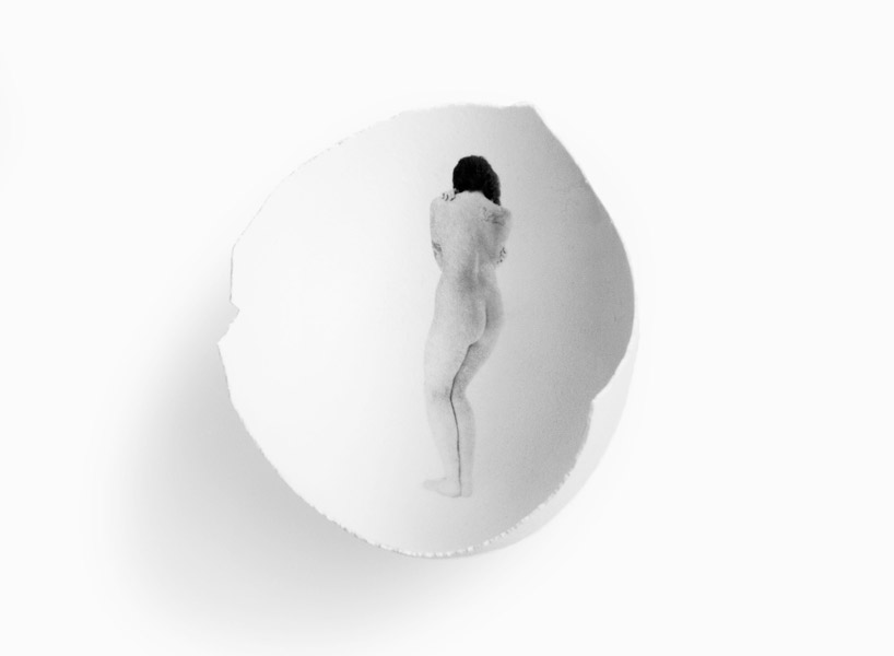 jess landau paints portraits on eggshells