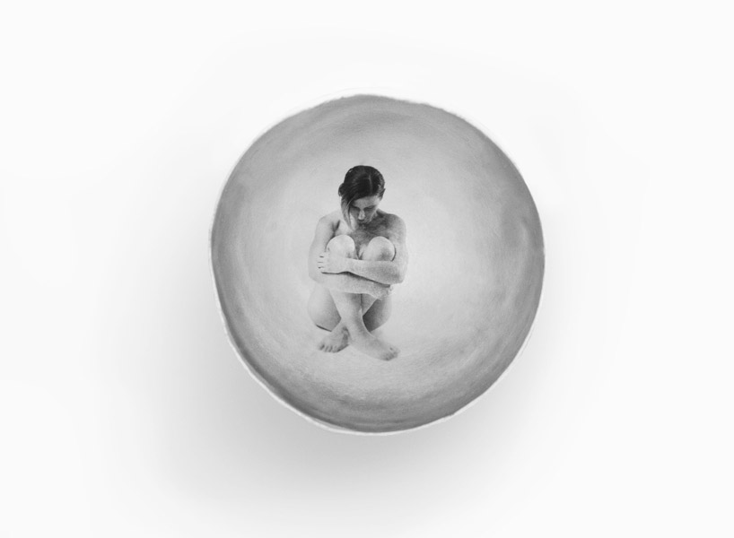 jess landau paints portraits on eggshells