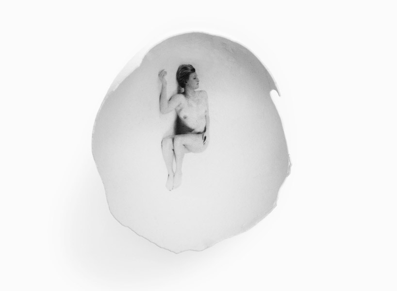 jess landau paints portraits on eggshells