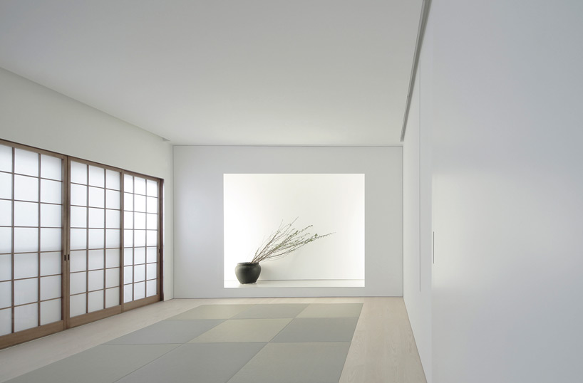 jun murata composes tranquil house for installation in japan