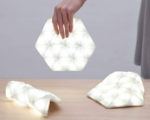 kangaroo light by studio banana things folds to fit at the bottom of a bag