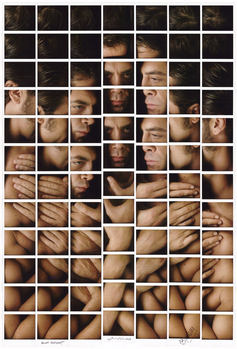 maurizio galimberti mosaics celebrity polaroid portraits